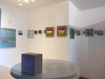 Einblick in den Ausstellungsraum in der Produzentengalerie Steinfurter Str.  12