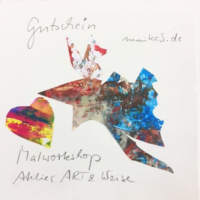 Gutschein für Malworkshop - für Teams - für Freunde - für Paare - für Eltern - für Kindern