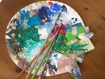 Malen macht glücklich!  .... so bunt ist meine Welt im Atelier ART & Weise